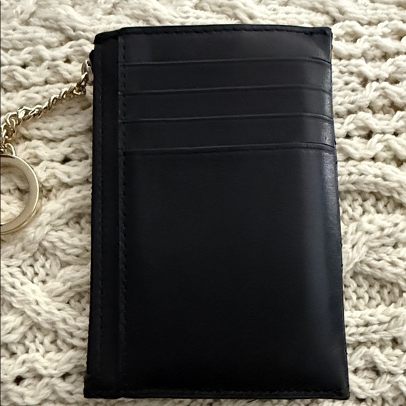 Kate Spade Black Quilted card holder - Picture 4 of 8